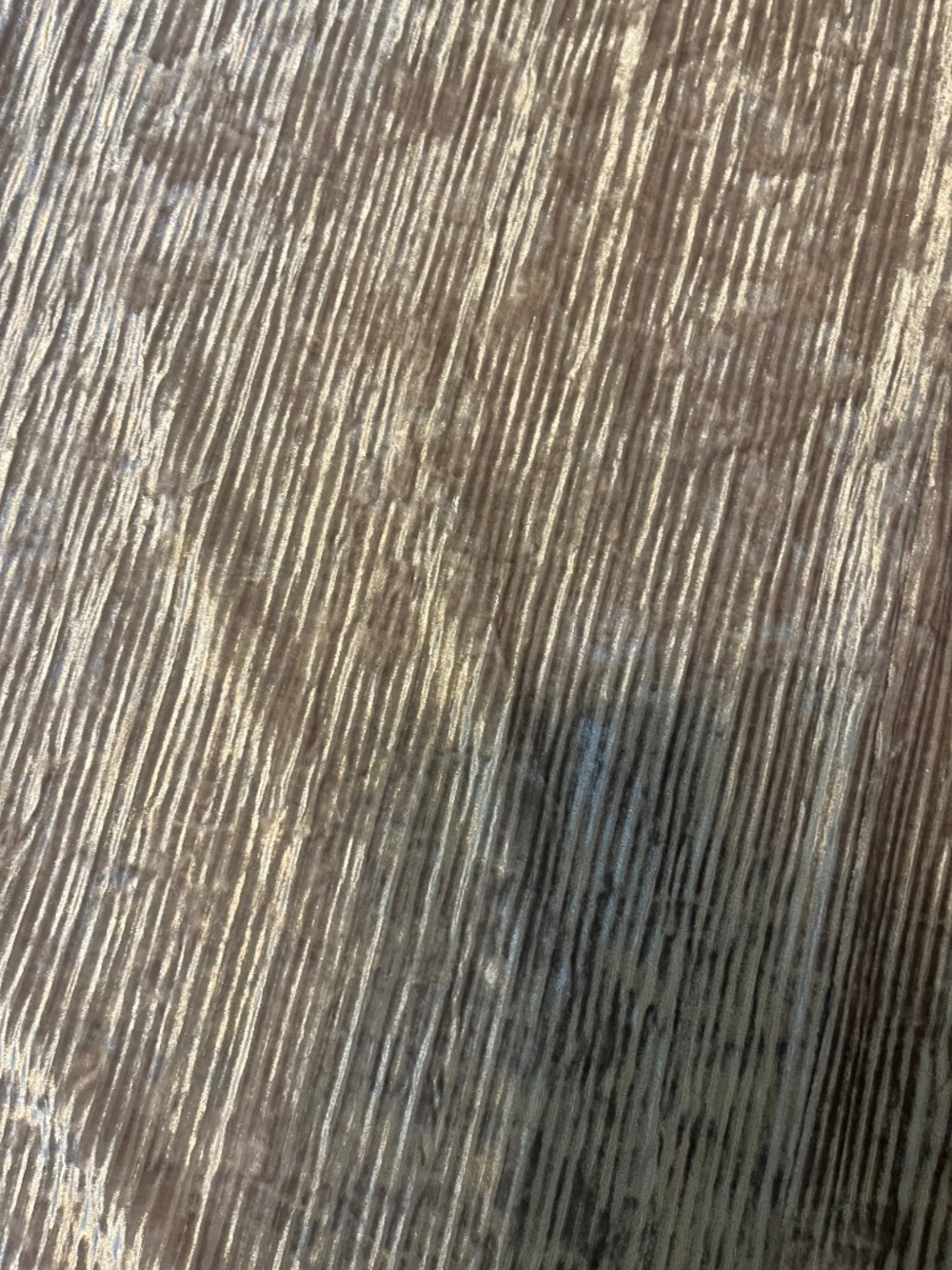 Banana Republic Silver/Champagne Crushed Velvet Matching Set - Picture 2 of 2
